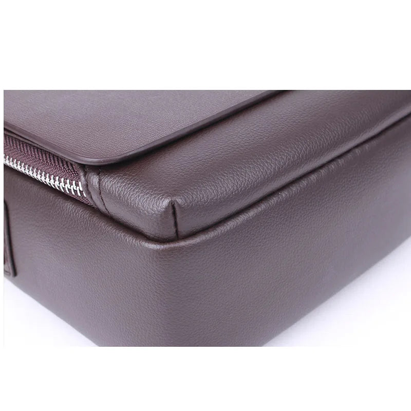 New Arrived Luxury Brand Men's Messenger Bag Vintage PU Leather Shoulder Bag Handsome Crossbody Handbags