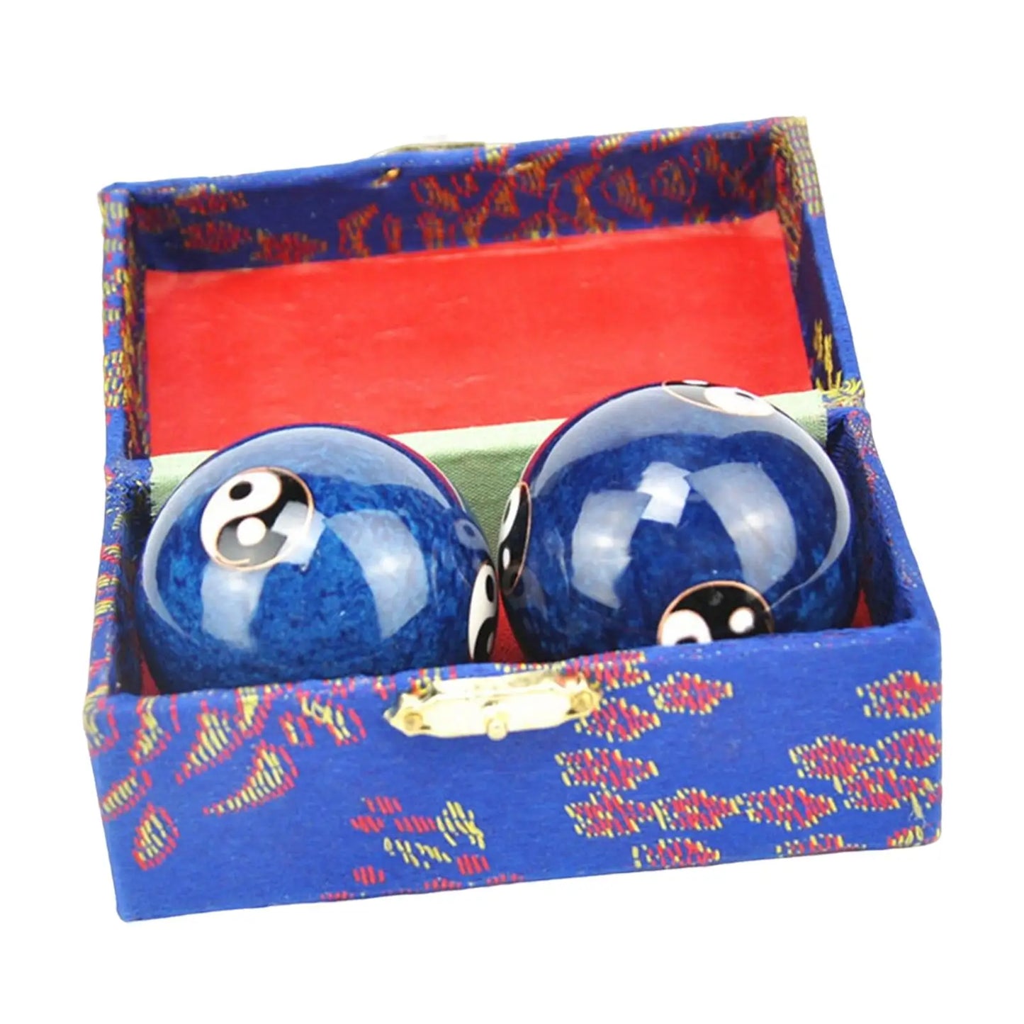 Portable Baoding Balls with Storage Box Durable for Children And Elderly