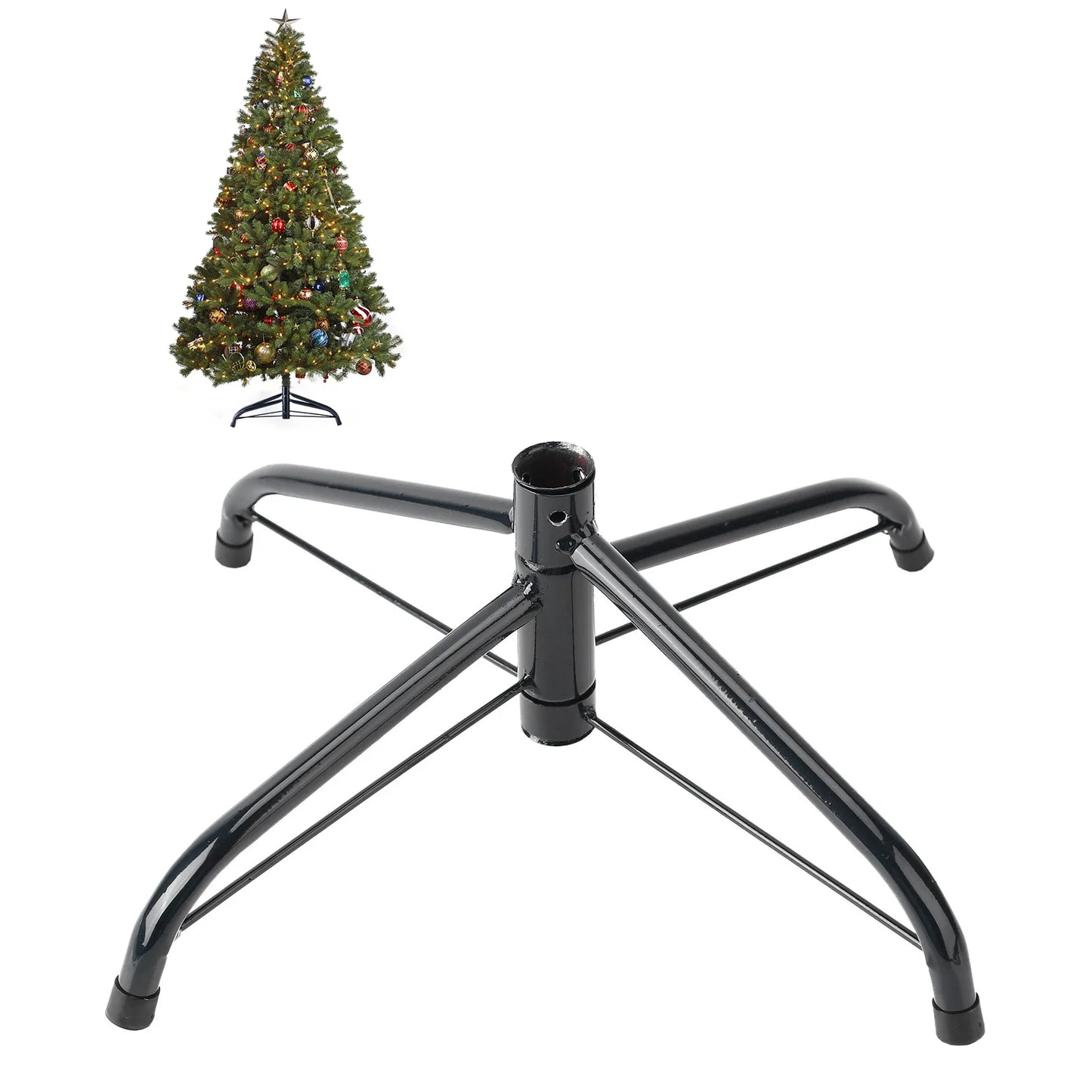 35/40/45/50cm Christmas Tree Base Stand Foldable Xmas Trees Bottom Mount Brackets Holiday Party Decoration Gadgets