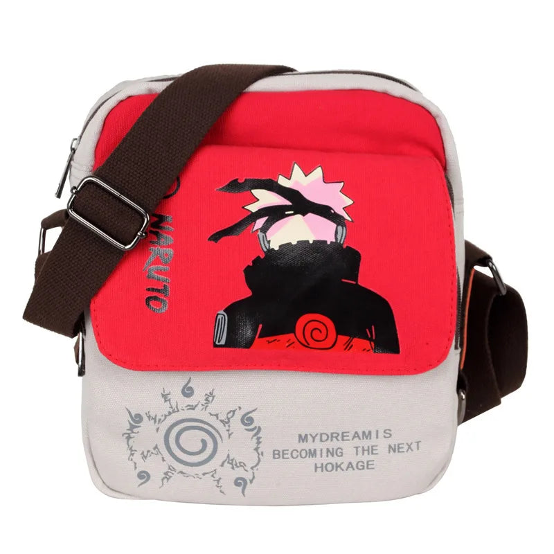 Anime NarutoOne Piece Rufy PokemonMessenger Borsa A Tracolla Crossbody Square Bag Zaino Da Viaggio Regalo DiCompleanno Di Natale